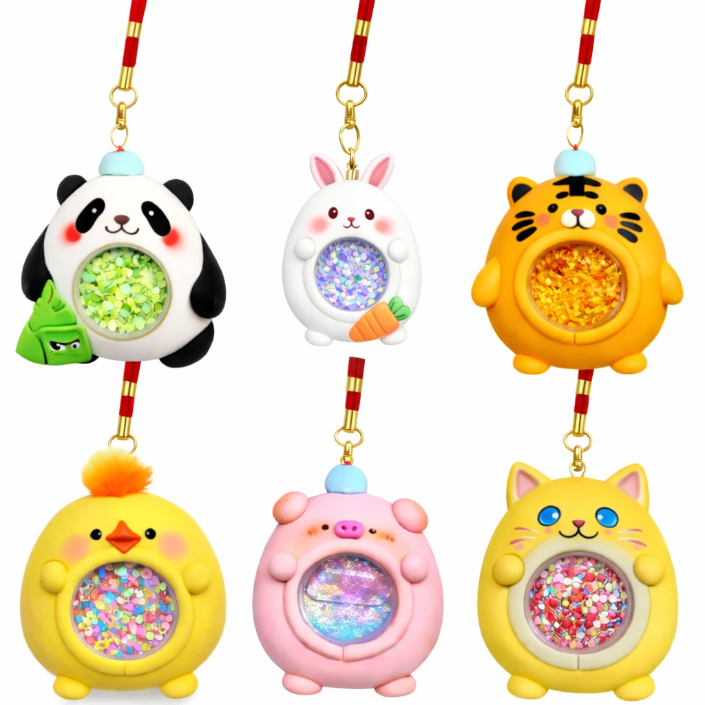 SISLAND DIY Animal Pet Clay Keychain – Calm Moments  Carry With You